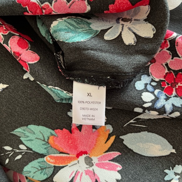 NWT Cerule Razorback Black Floral Maxi Dress Size XL. Fits like a Medium. - Picture 9 of 9